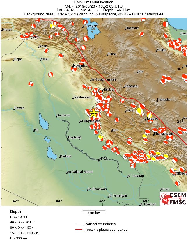 Regional moment Tensor