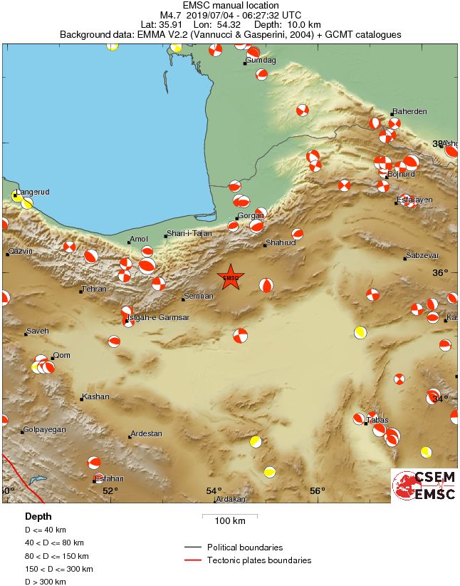 Regional moment Tensor