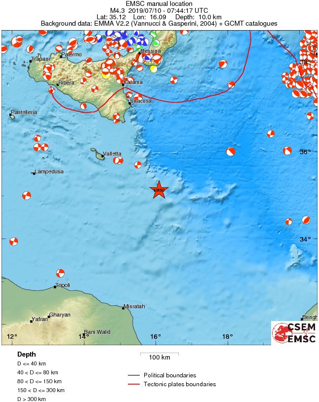 Regional moment Tensor