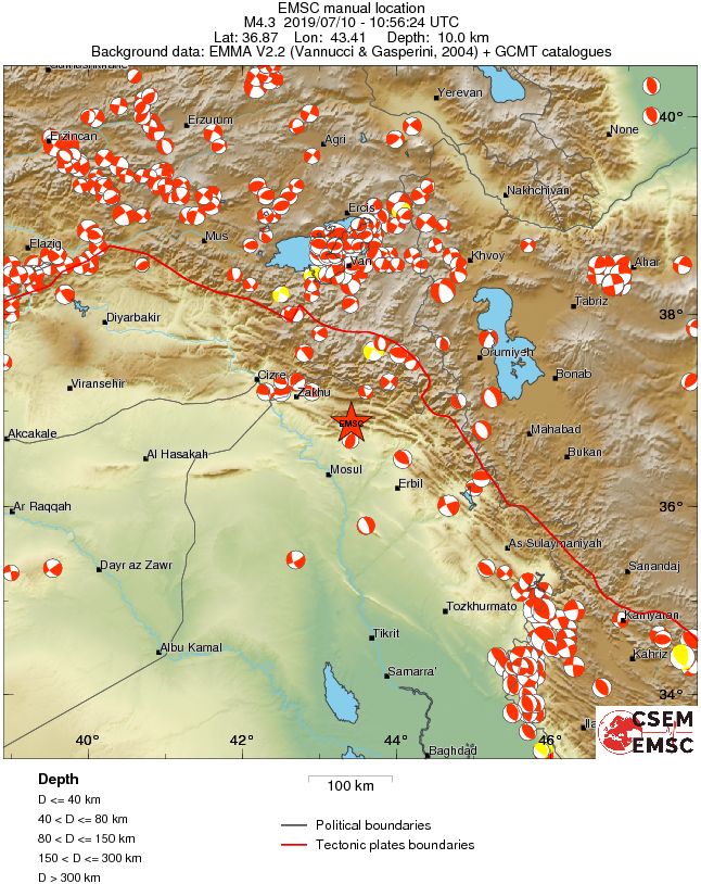 Regional moment Tensor