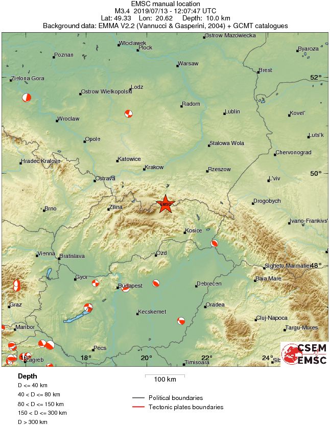 Regional moment Tensor