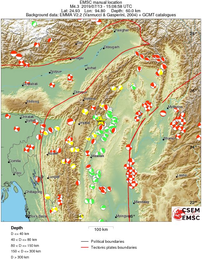 Regional moment Tensor