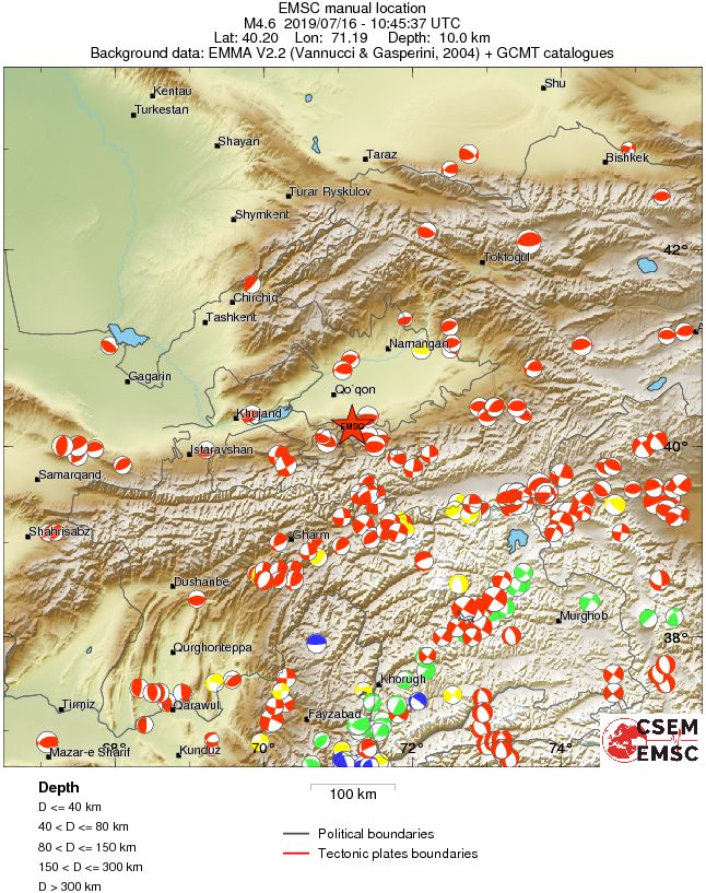 Regional moment Tensor