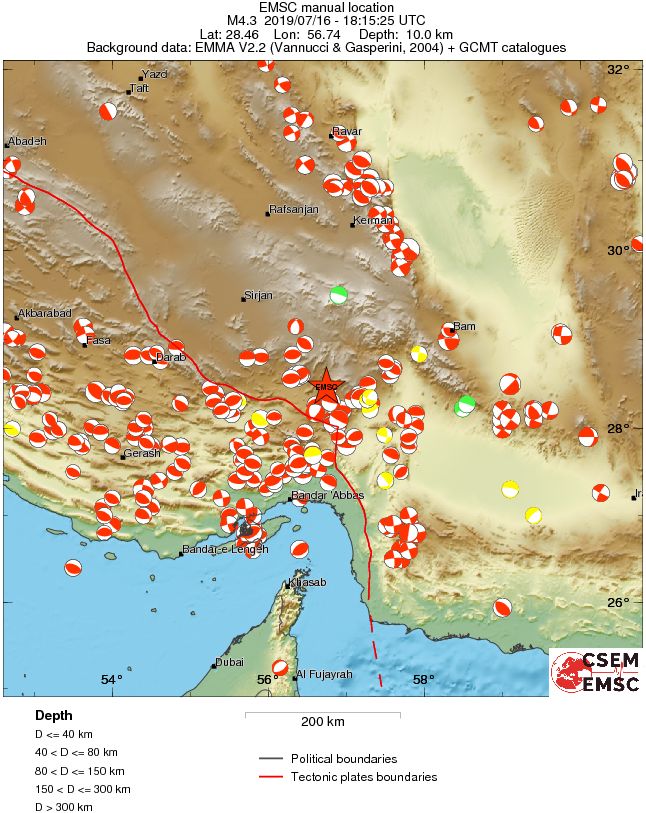 Regional moment Tensor