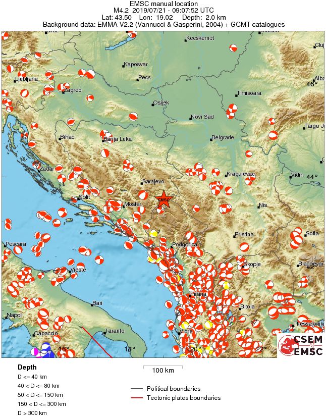 Regional moment Tensor