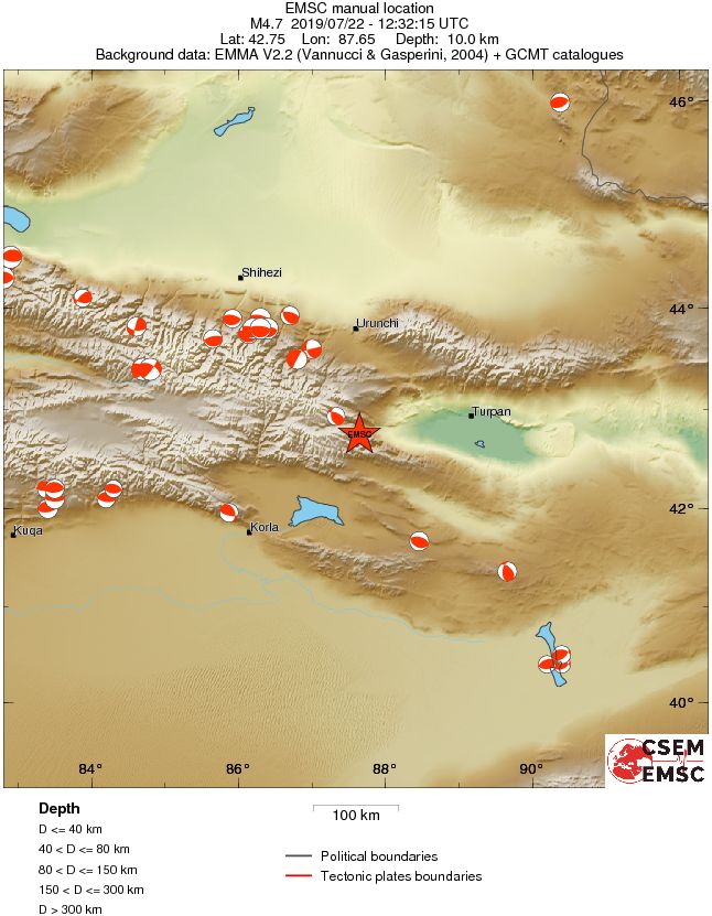 Regional moment Tensor