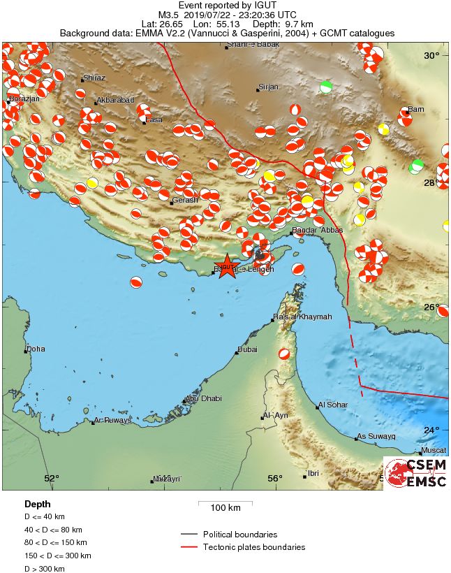 Regional moment Tensor