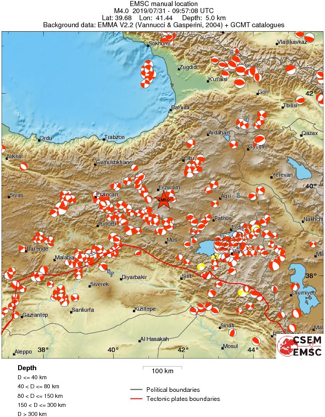 Regional moment Tensor