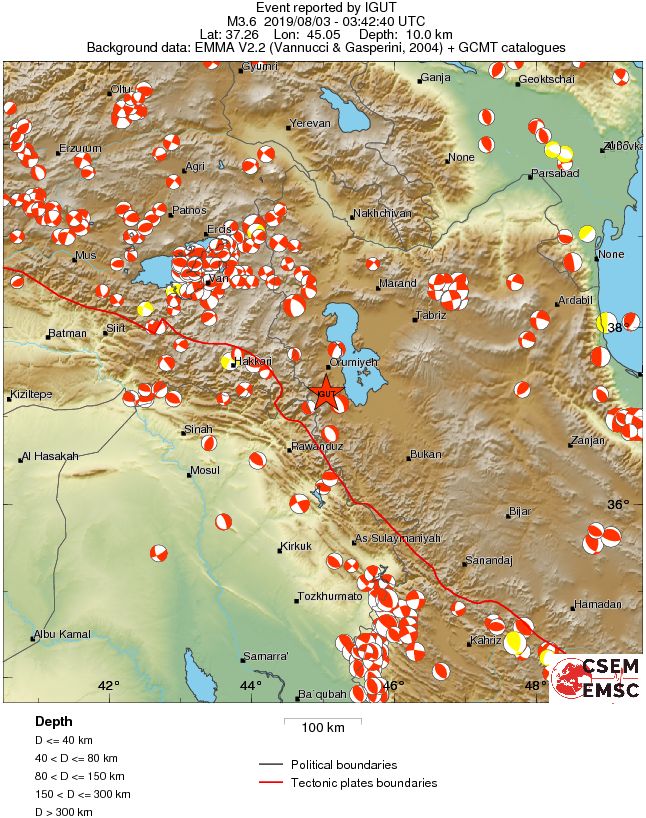 Regional moment Tensor