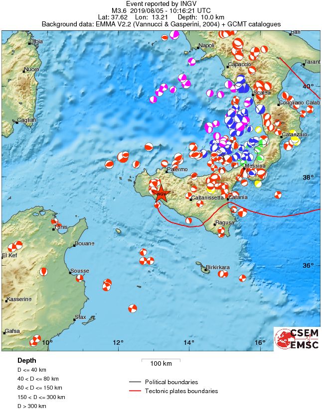 Regional moment Tensor