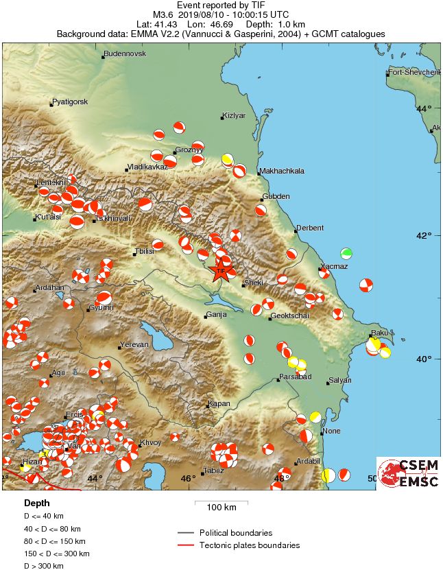 Regional moment Tensor