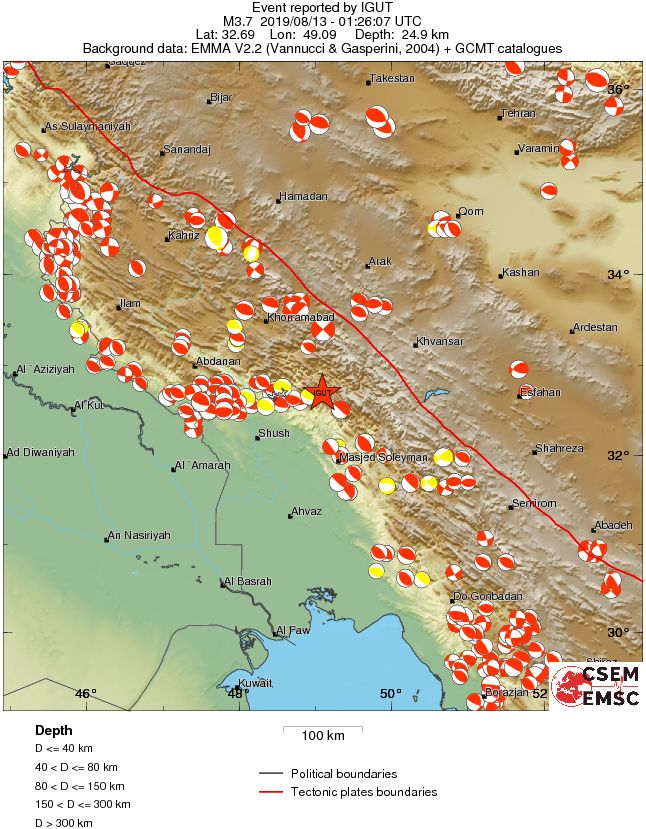 Regional moment Tensor