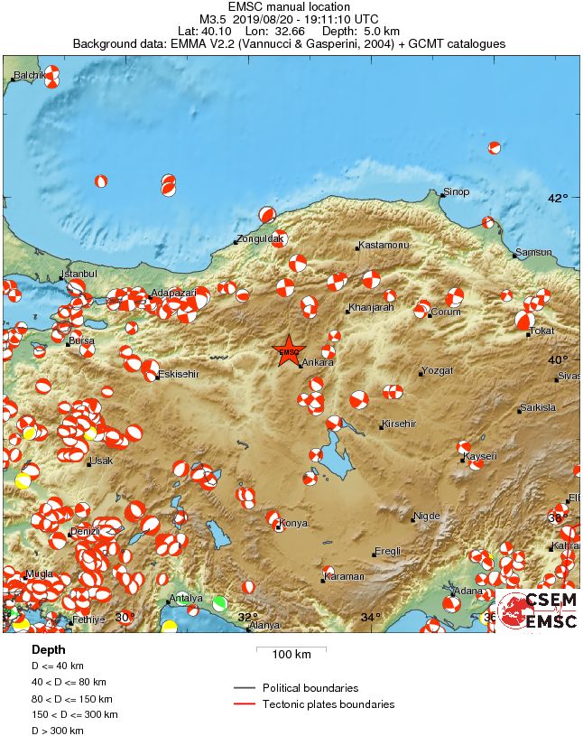 Regional moment Tensor