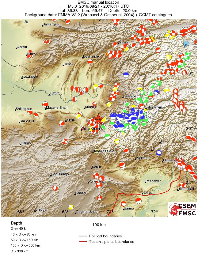 Regional moment Tensor