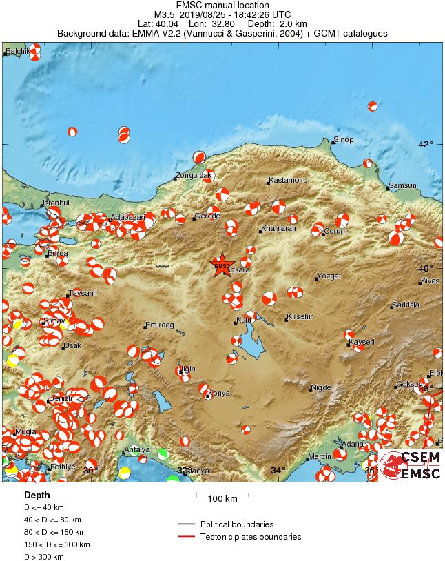 Regional moment Tensor