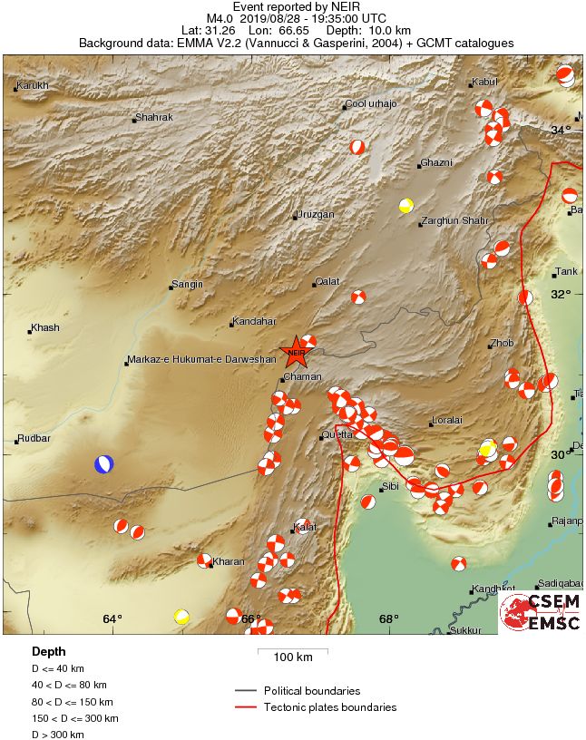 Regional moment Tensor