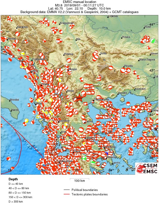 Regional moment Tensor