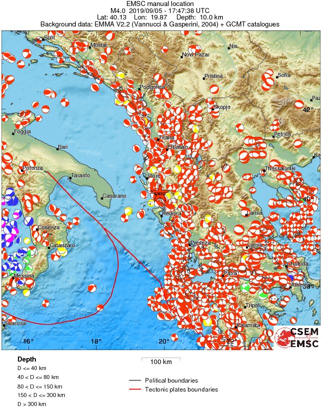 Regional moment Tensor
