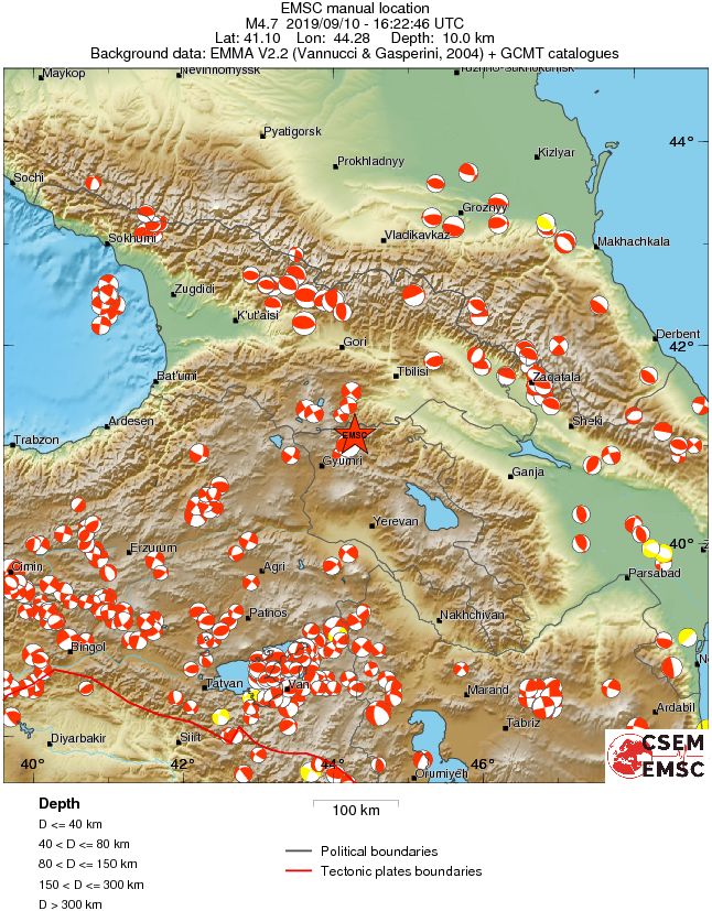 Regional moment Tensor