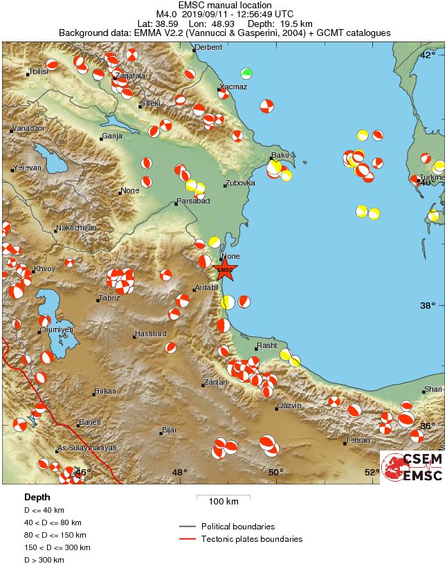 Regional moment Tensor