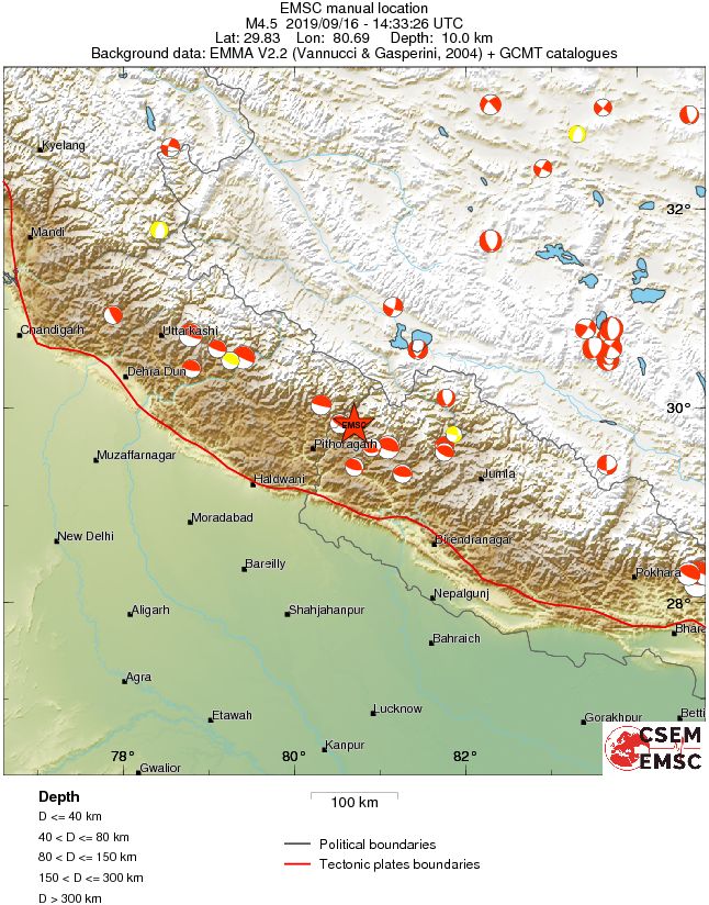 Regional moment Tensor