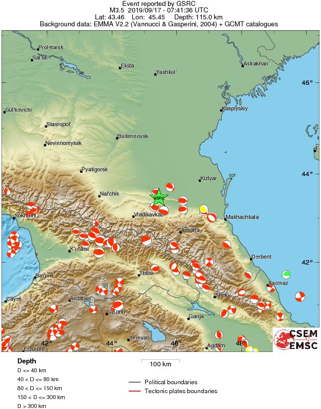 Regional moment Tensor