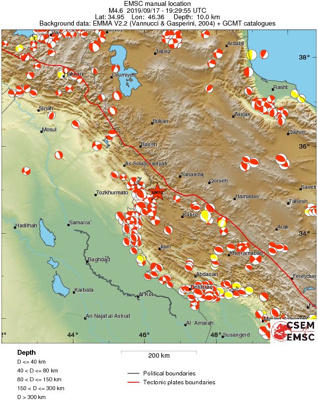 Regional moment Tensor