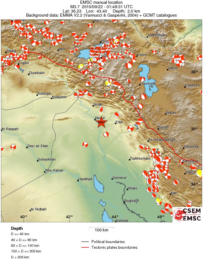 Regional moment Tensor