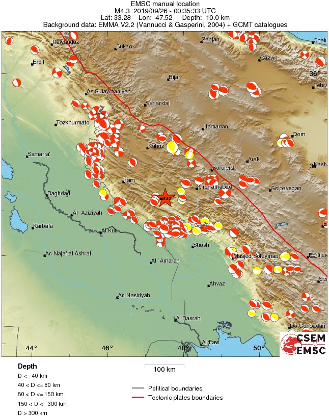 Regional moment Tensor