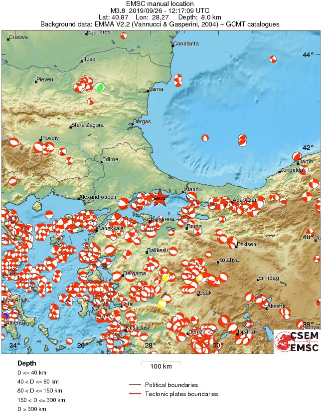 Regional moment Tensor