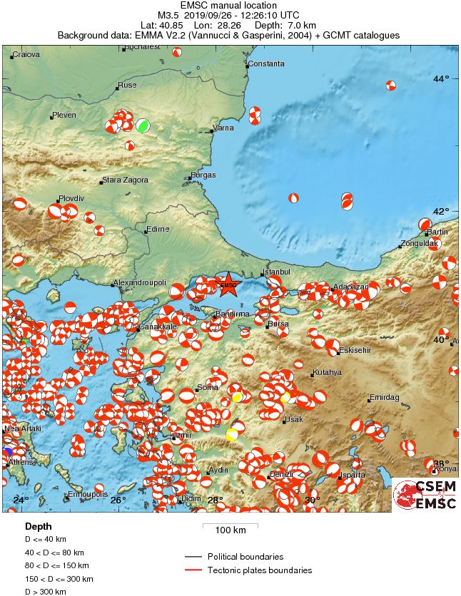 Regional moment Tensor