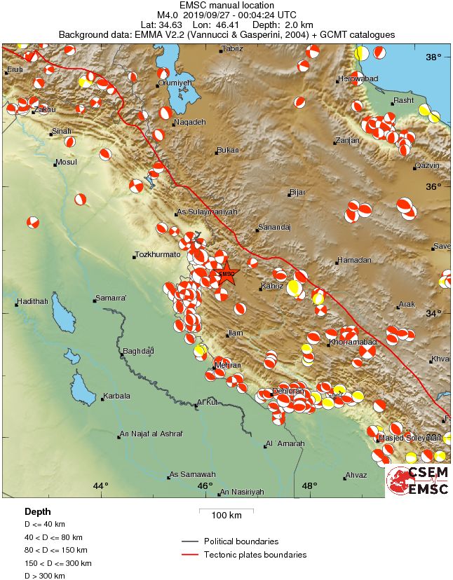 Regional moment Tensor