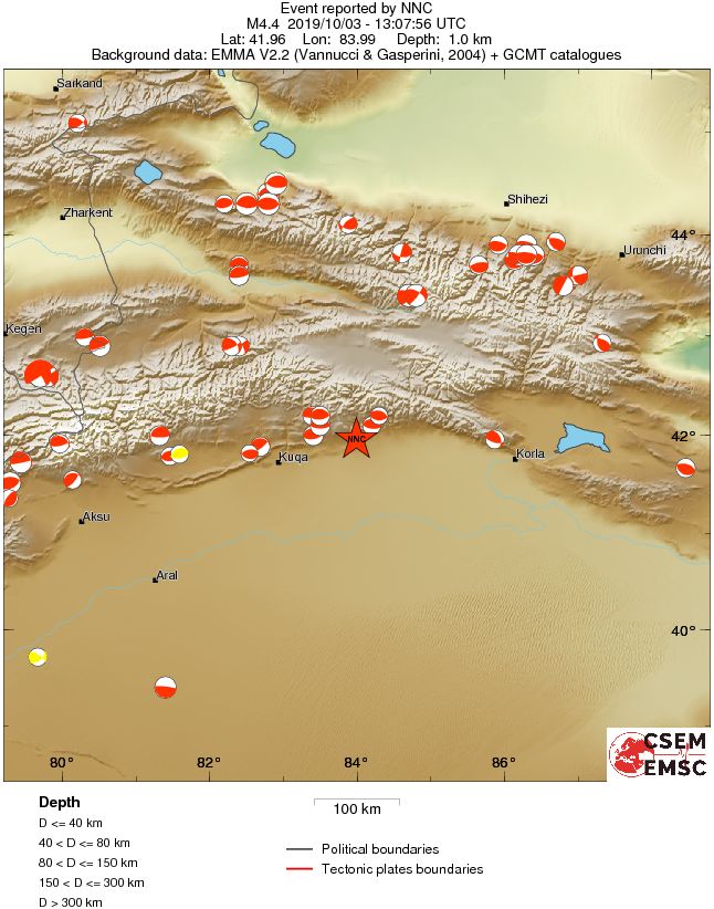 Regional moment Tensor