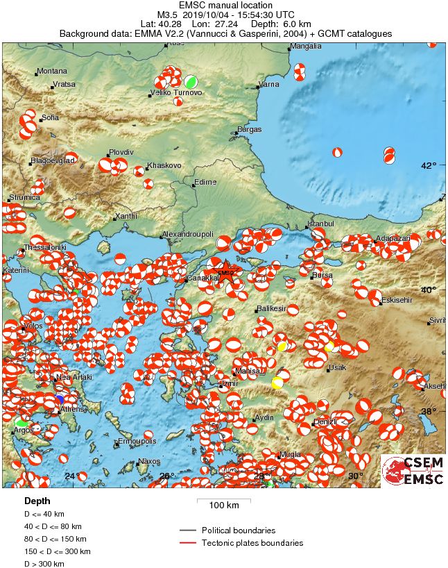 Regional moment Tensor