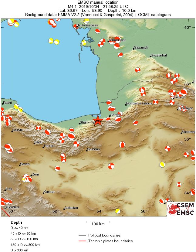 Regional moment Tensor