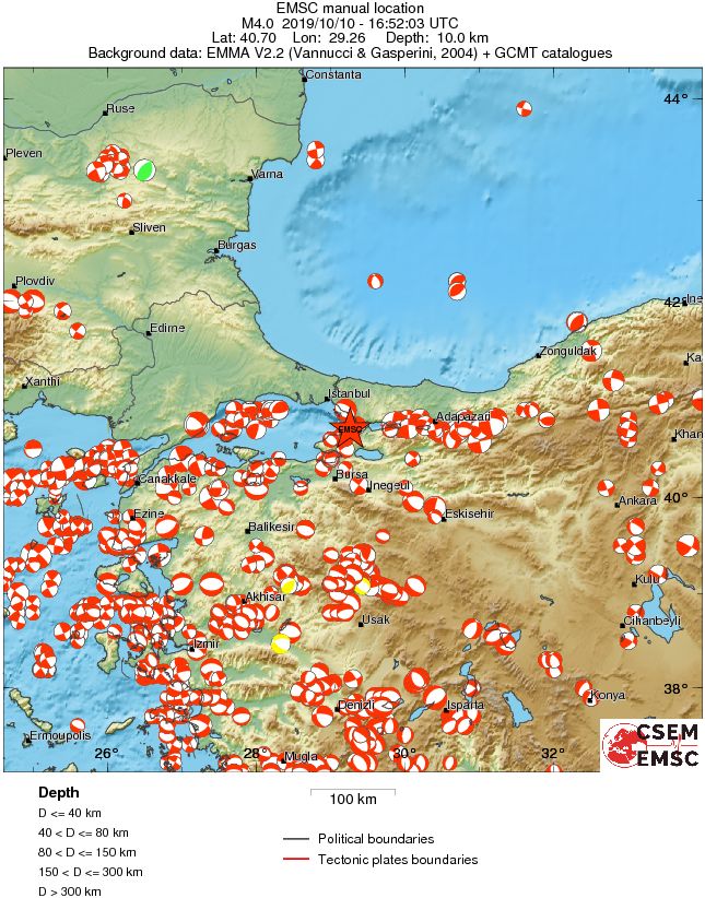 Regional moment Tensor
