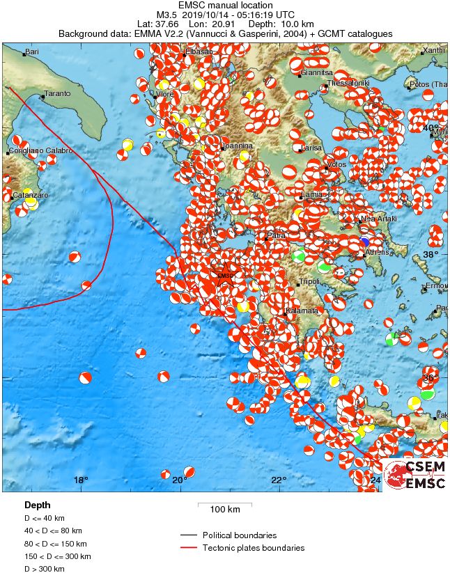 Regional moment Tensor