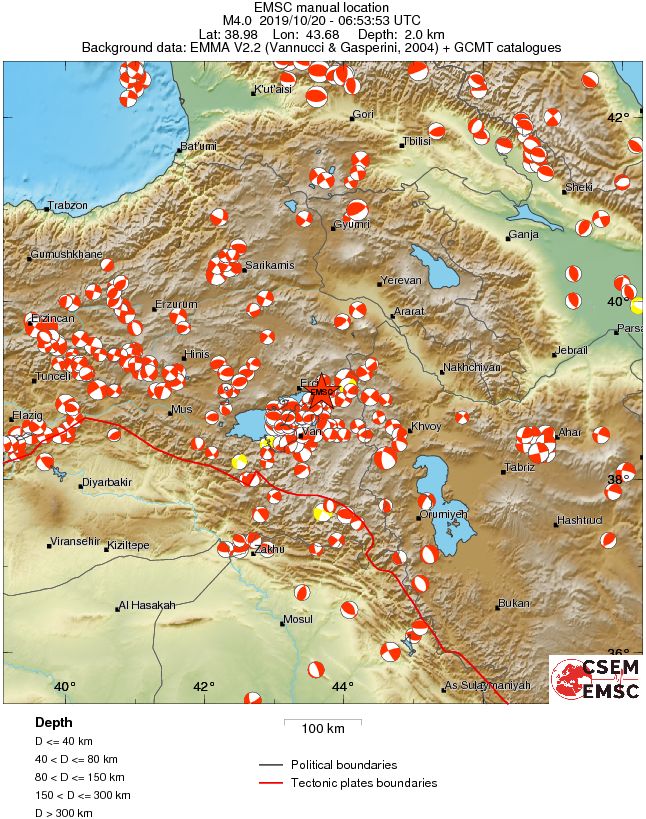 Regional moment Tensor