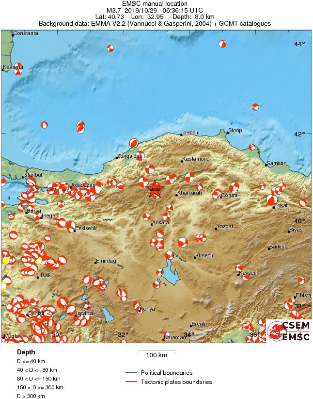 Regional moment Tensor