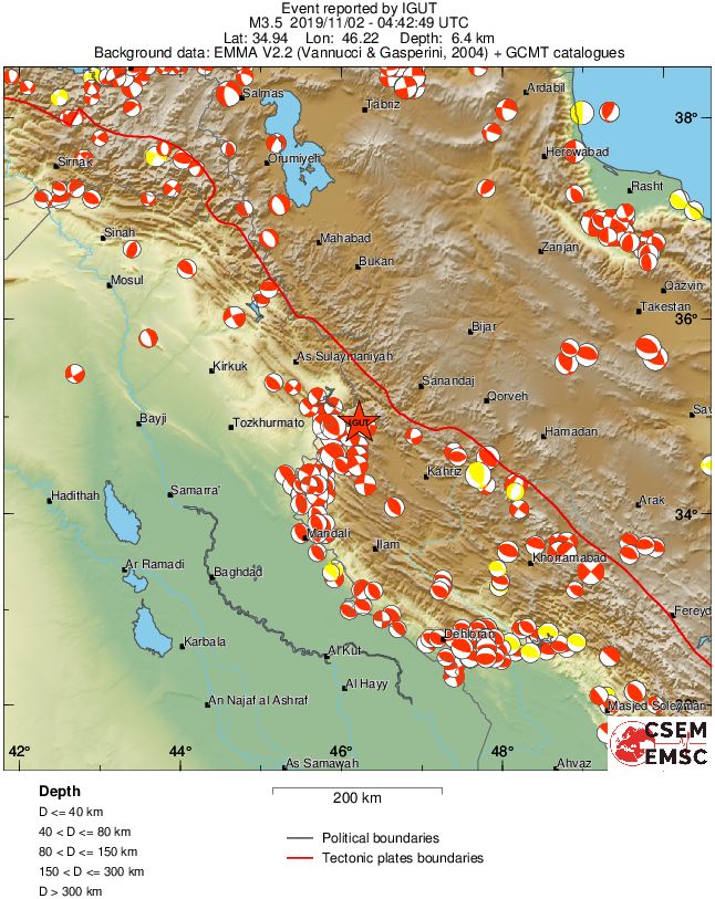 Regional moment Tensor