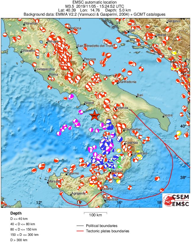 Regional moment Tensor