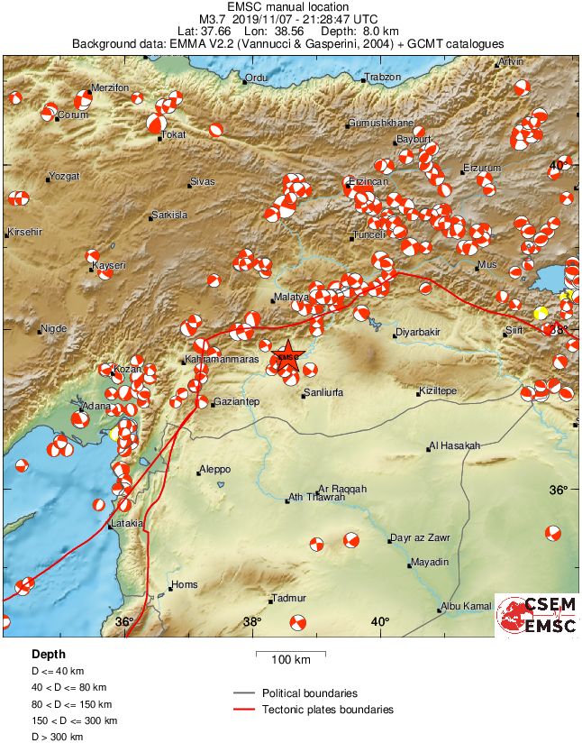 Regional moment Tensor