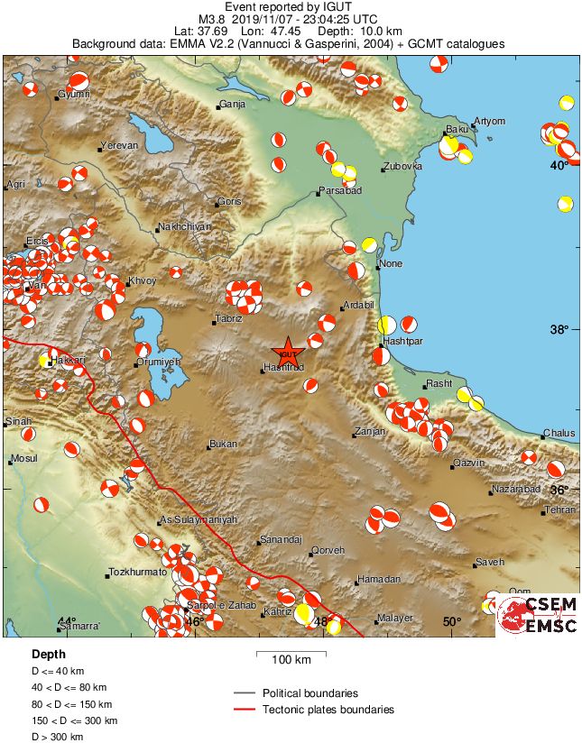 Regional moment Tensor