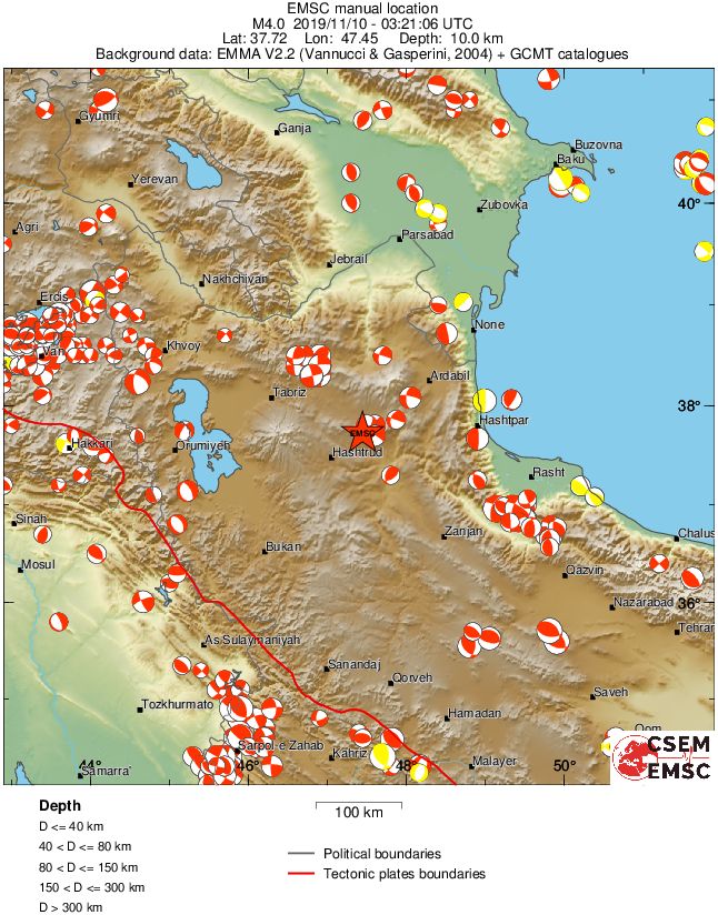 Regional moment Tensor