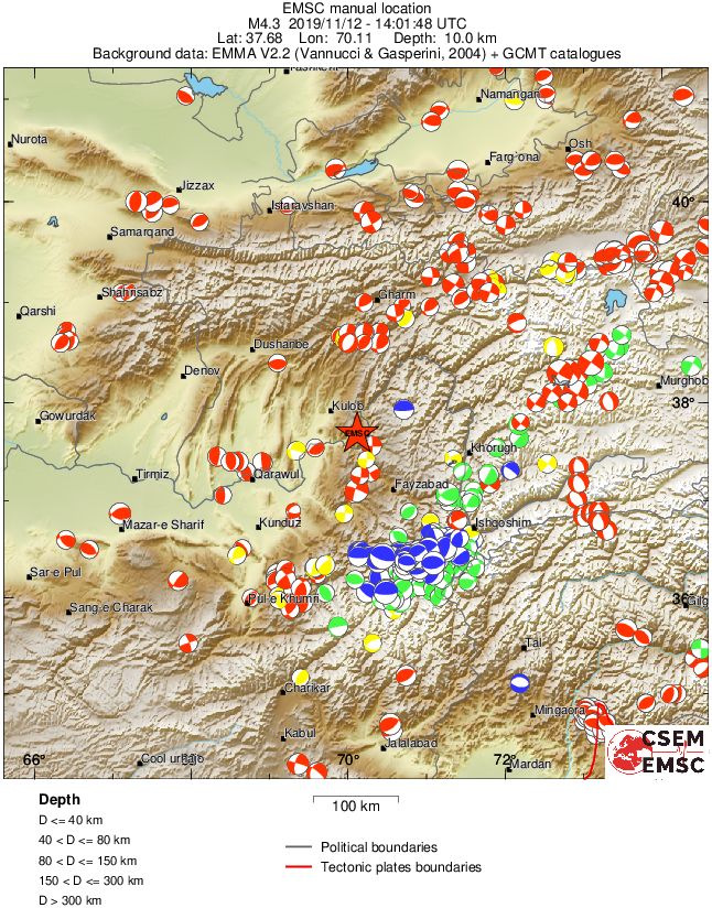 Regional moment Tensor
