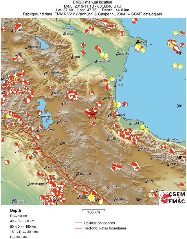 Regional moment Tensor