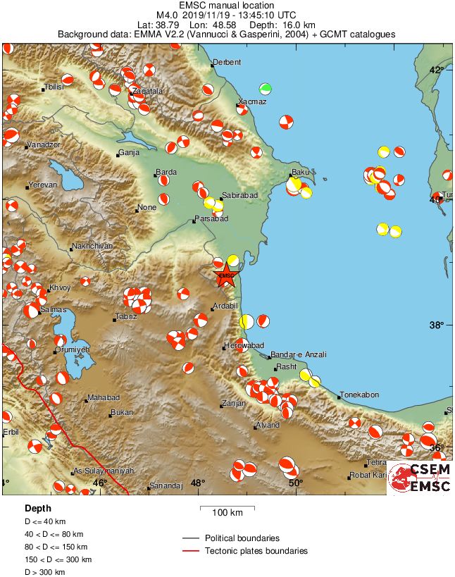 Regional moment Tensor