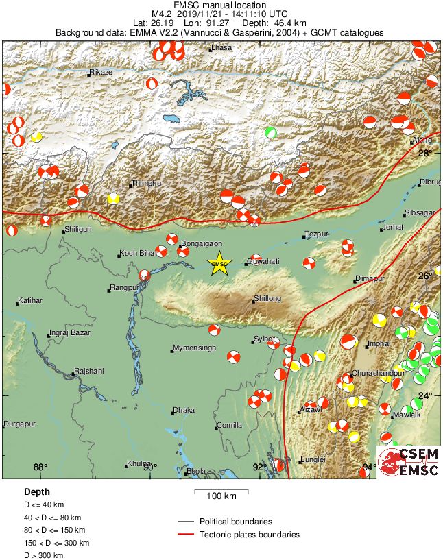 Regional moment Tensor