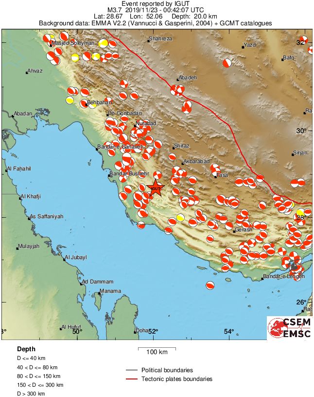Regional moment Tensor