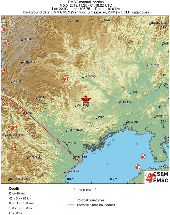 Regional moment Tensor